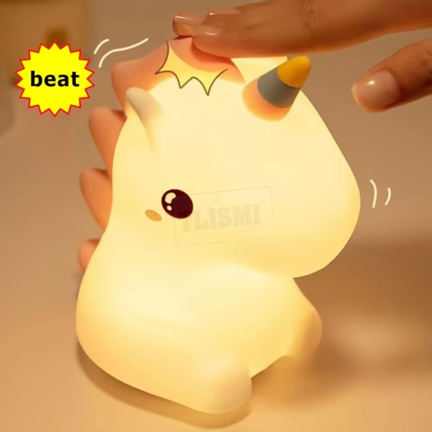 Rainbow Unicorn Silicone Light view 3