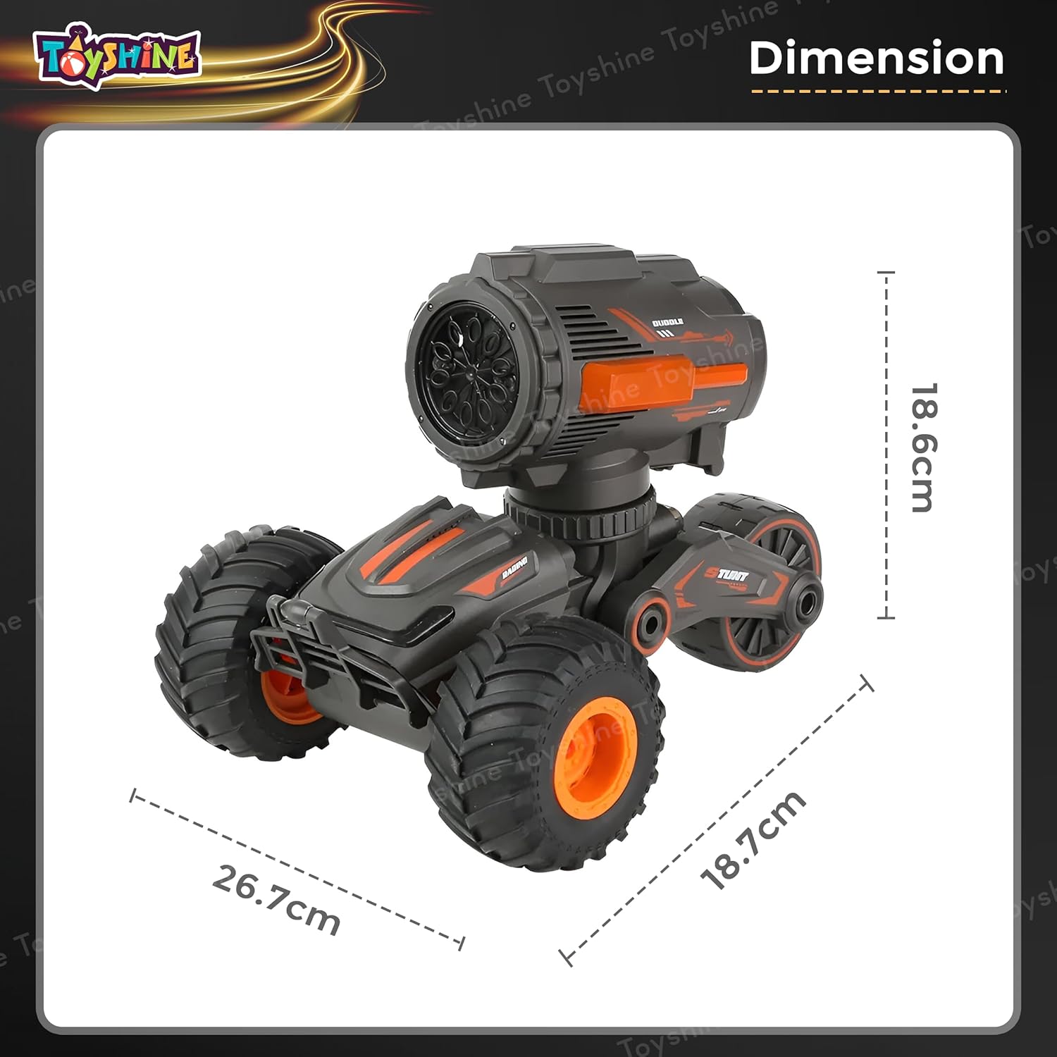 RC Car With Bubble view 4