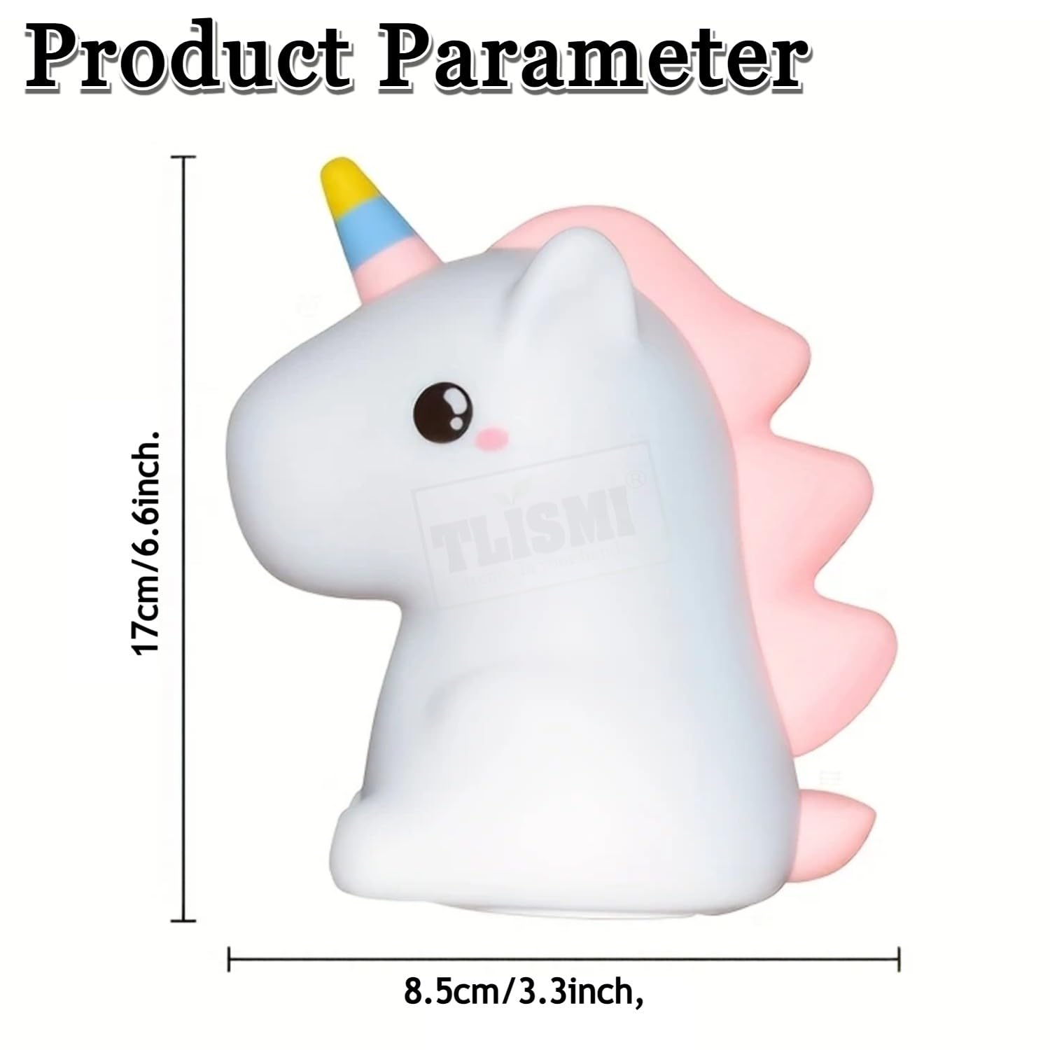 Rainbow Unicorn Silicone Light view 2