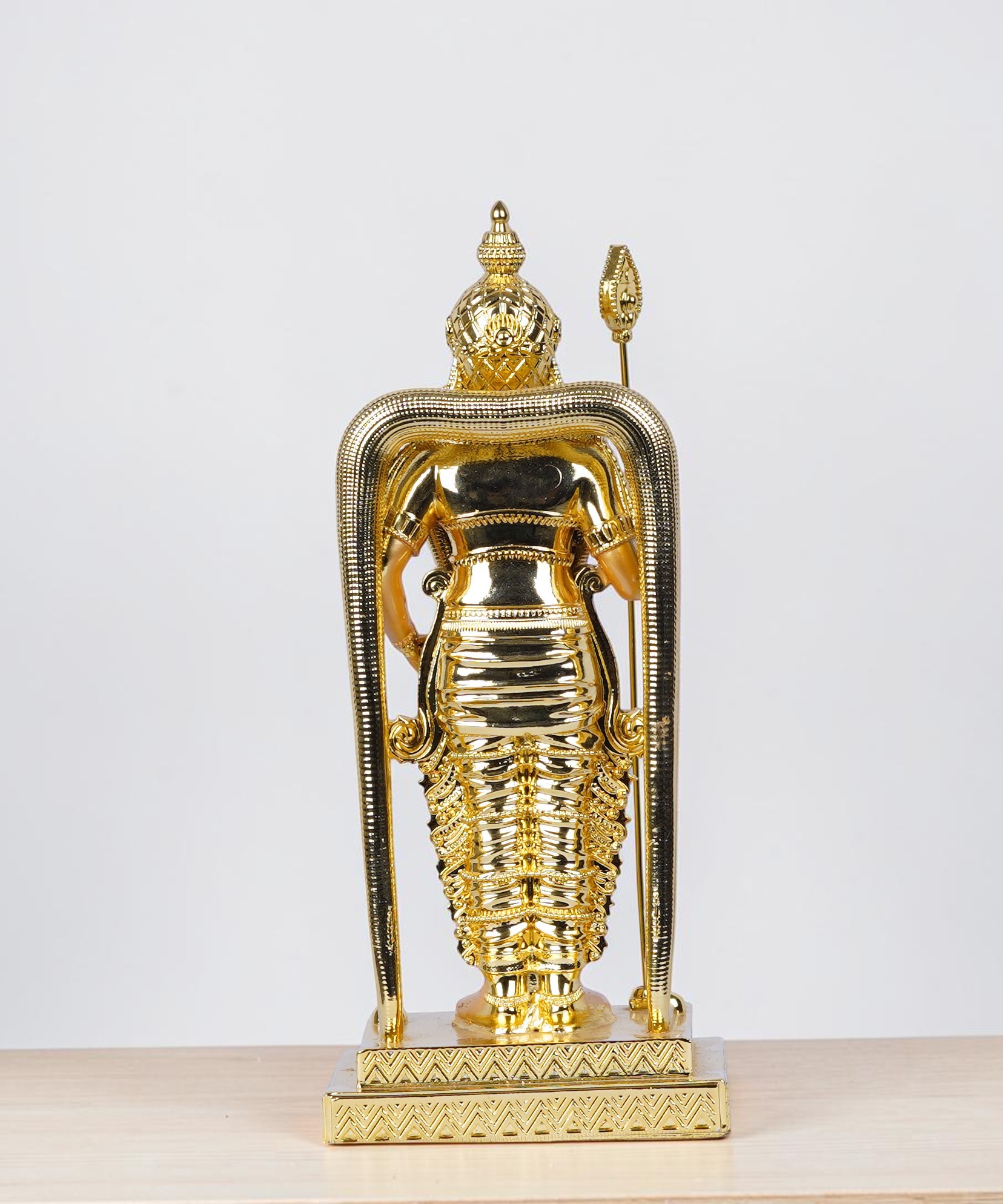 Murugan Gold Statue 001 view 2
