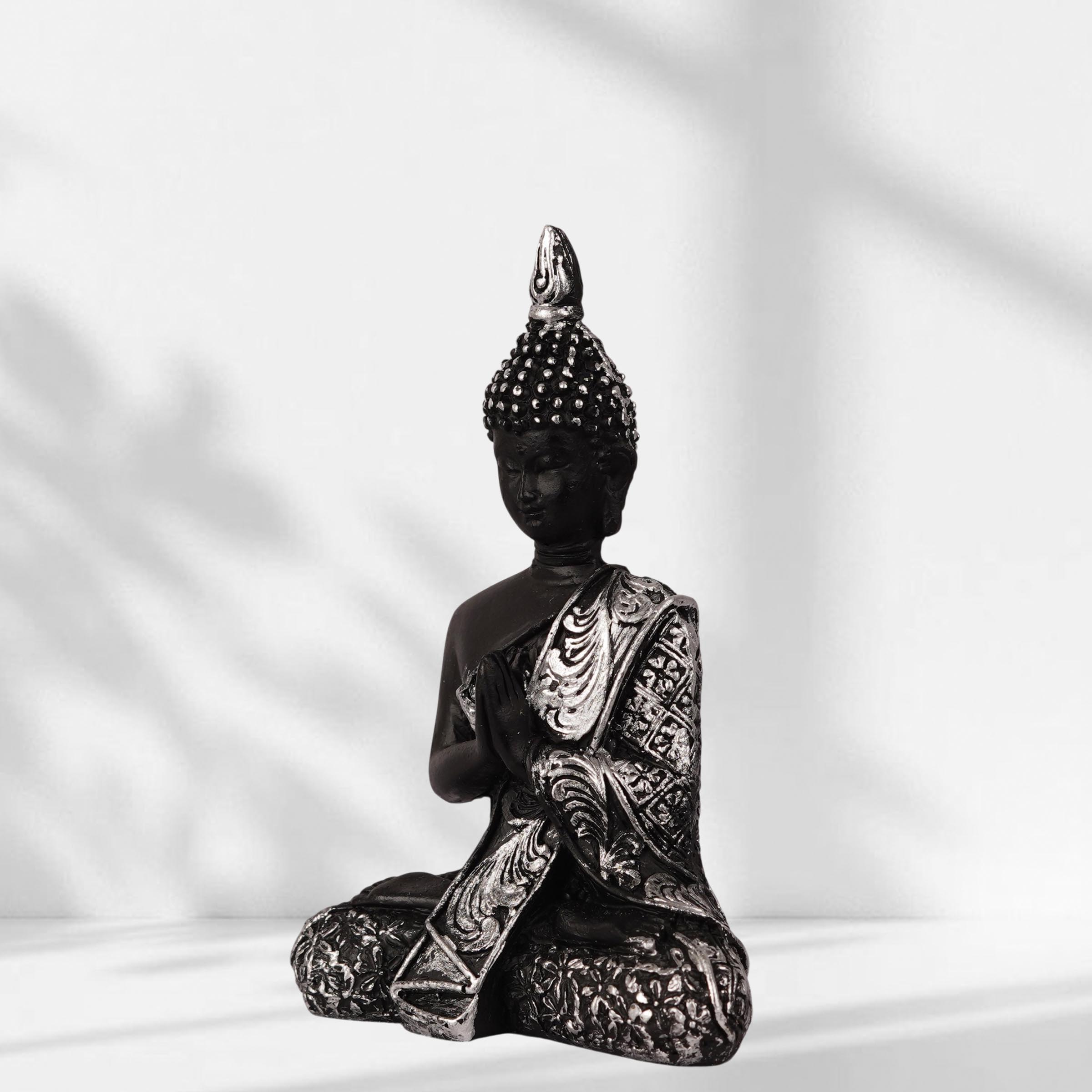 Budhdha Mini Black Statue 002 view 2