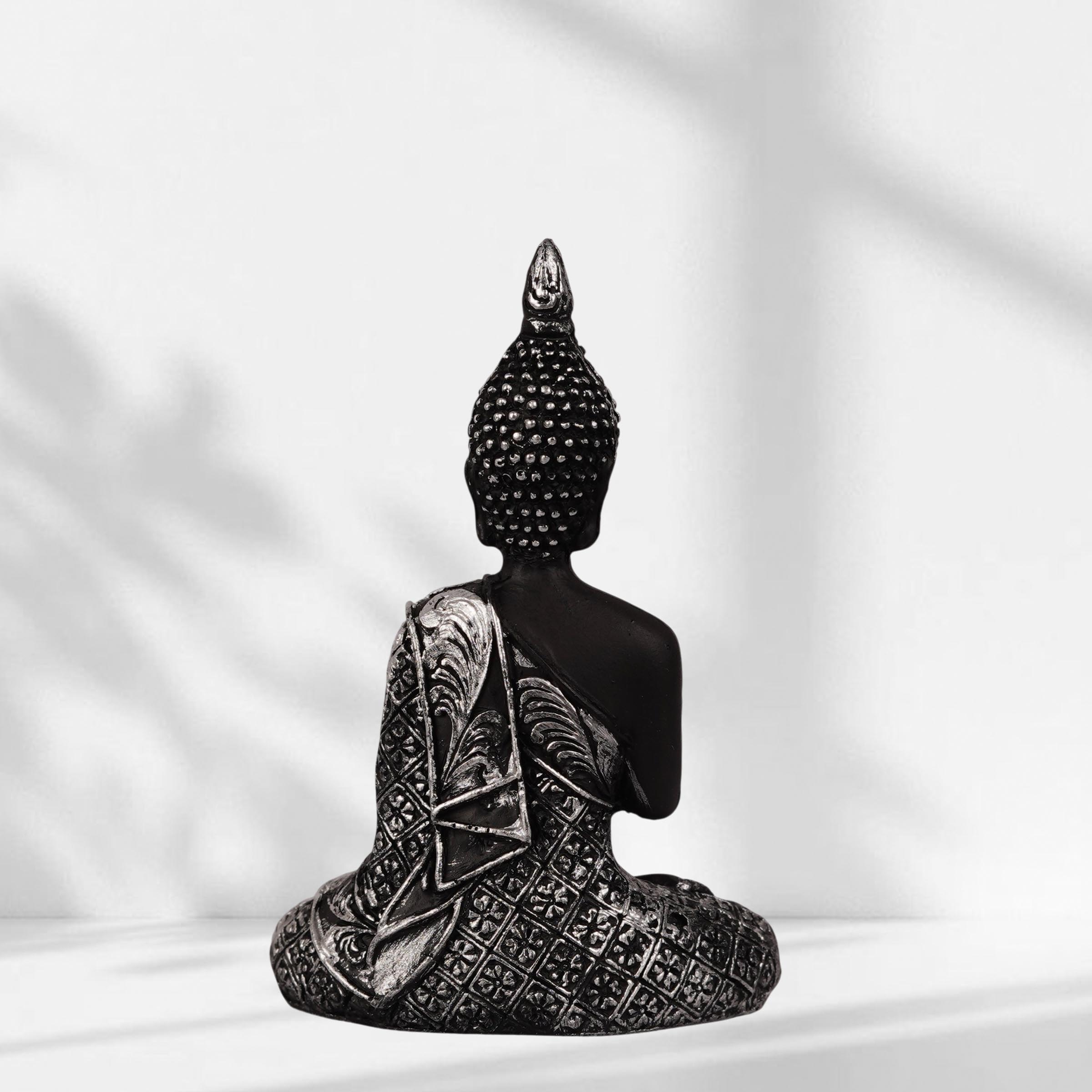 Budhdha Mini Black Statue 002 view 4
